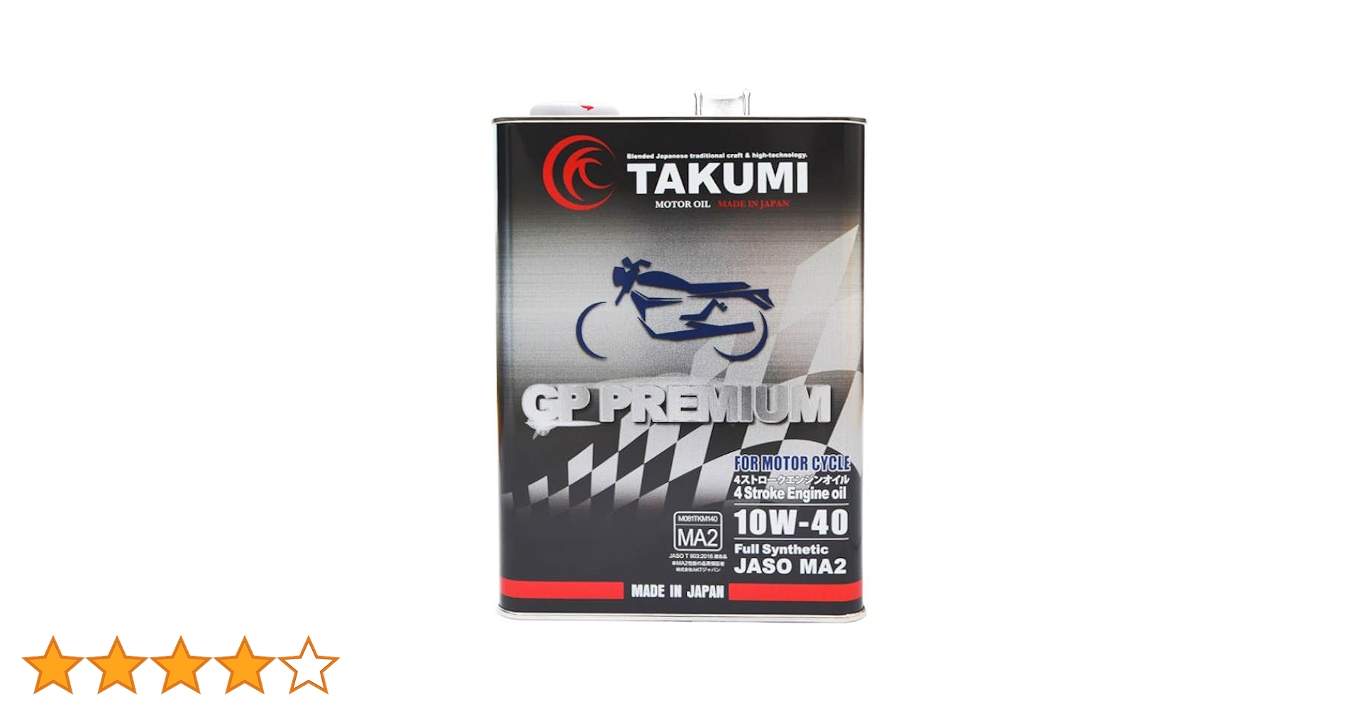 TAKUMI 10W-40 エンジンオイル 8L＋オマケ 70726f647563742f6169647365616c